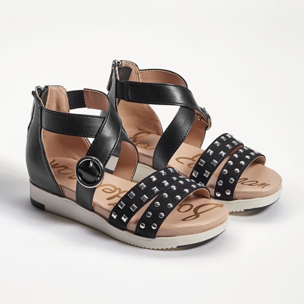 Sam Edelman Girls Audria Cassie Studded Sandals 12 - Picture 14 of 14